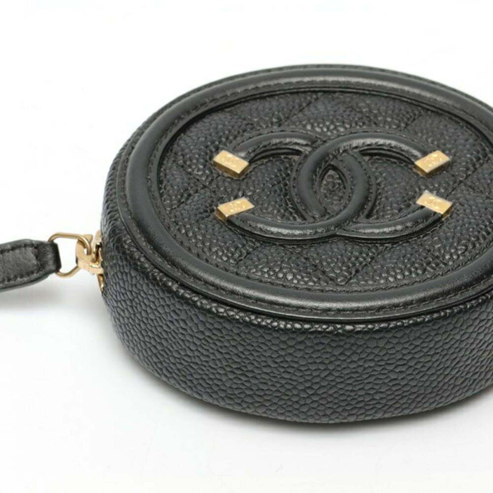 CHANEL Black Caviar Leather Wallet - Picture 3 of 6